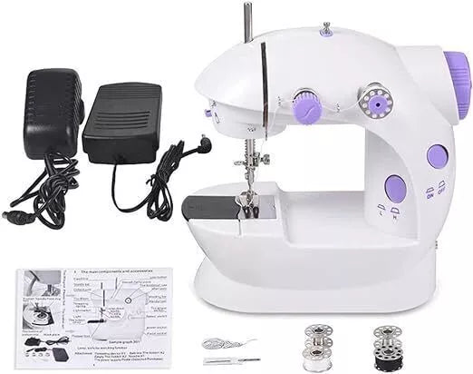 Mini Desktop Electric Sewing Machine Portable 2 Speed Held Household Tailor US