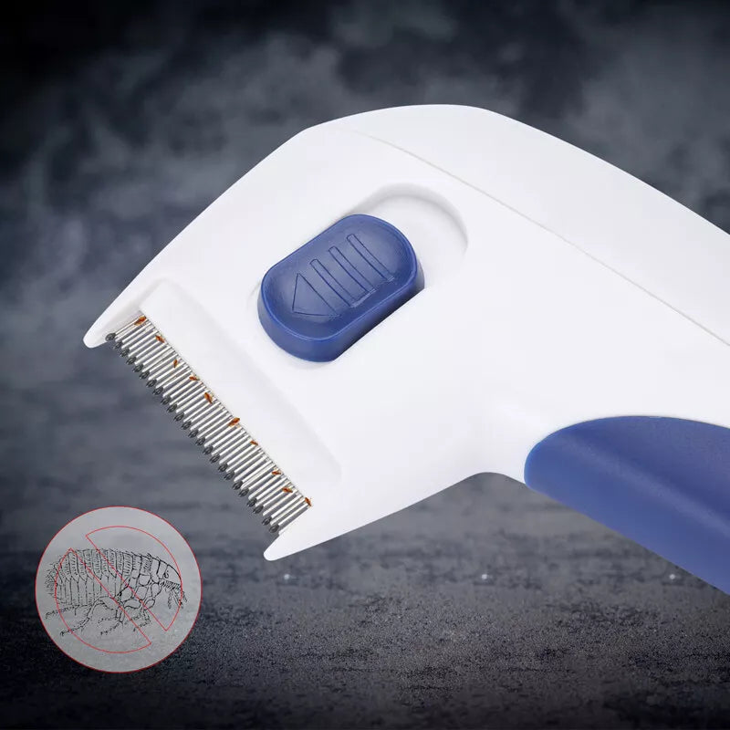 Professional Electric Flea Comb Dog Cat Pet Anti-insect Brush Safe Fleas Remover