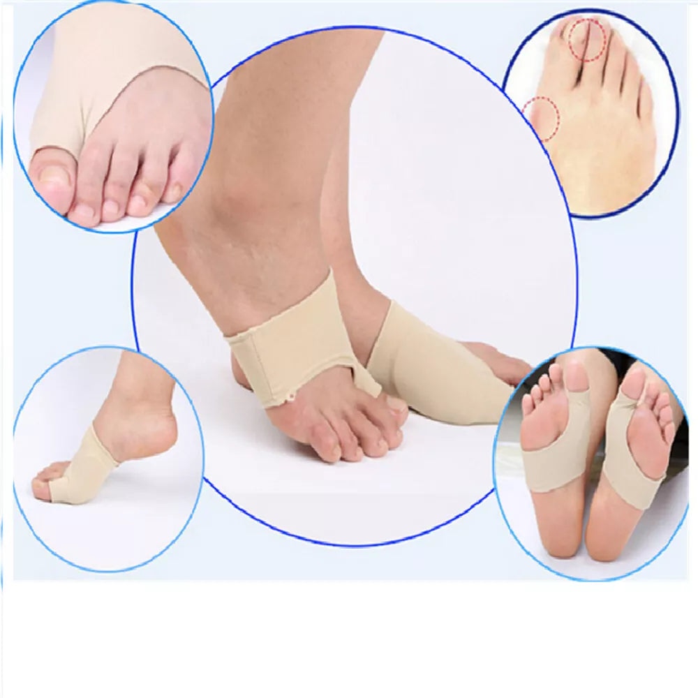 2 Pair Reusable Toe Bunion Hallux Valgus Splint Corrector Foot Pain Relief