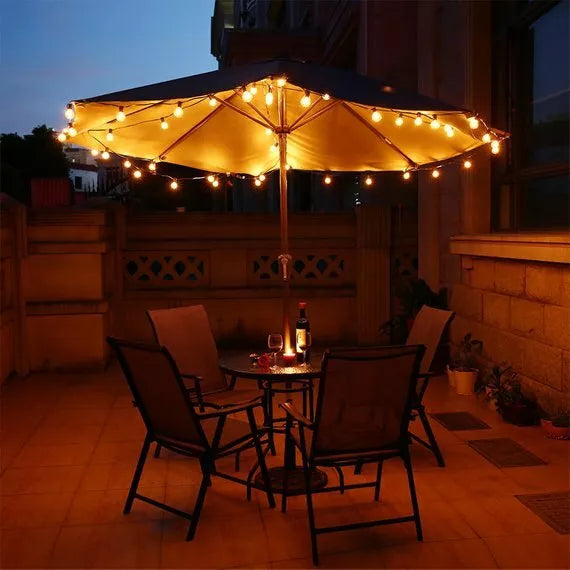 Outdoor String Lights For Patio Wedding Backyard Party Garden Porch Decoration