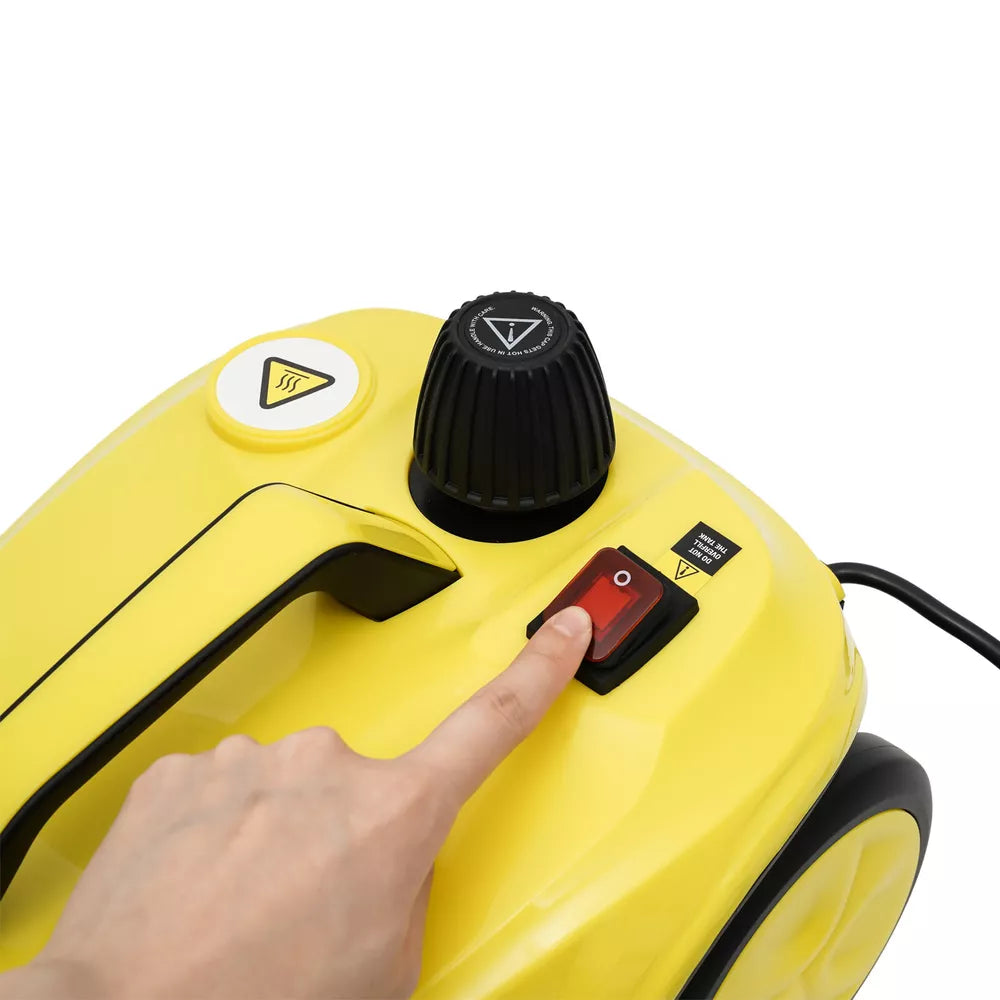 High-Pressure Steam Cleaner Multipurpose Handheld Steam Cleaner Portable Yellow