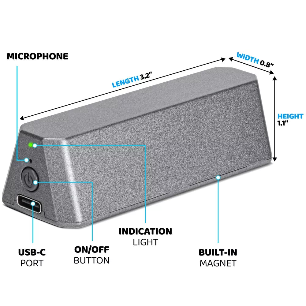 LONG-LASTING Hidden Voice Recorder | Magnetic Small Audio Recorder NEW