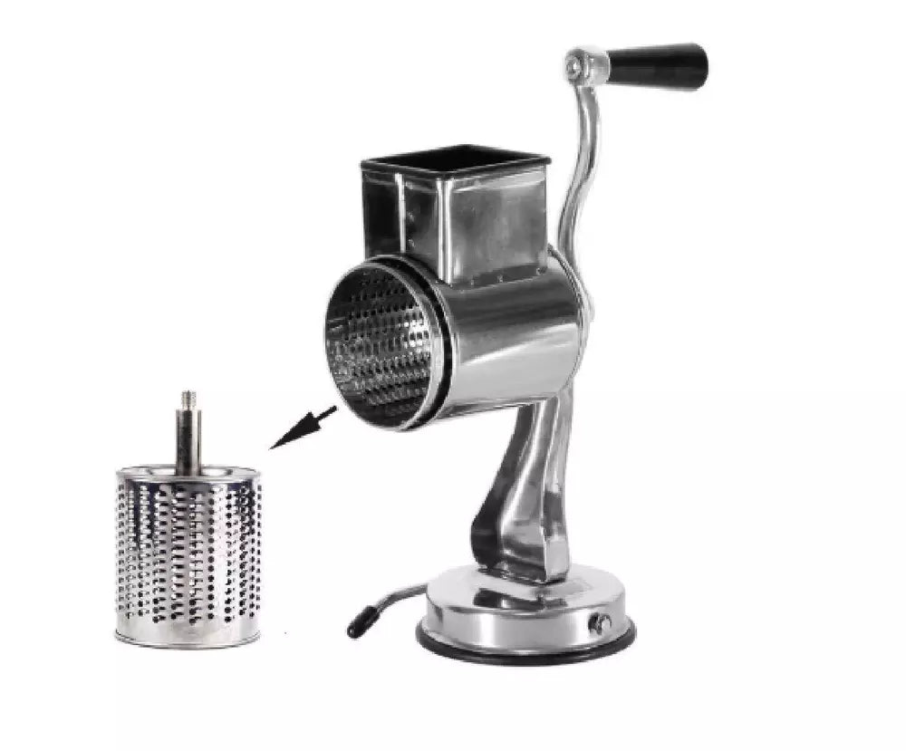 Rotary Cheese Grater Cheese Shredder Stainless Steel Kitchen Manual Cheese Grate