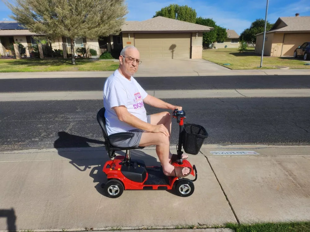 4 Wheels Mobility Scooter 200W Power Electric Wheelchairs Heavy Duty Seniors New