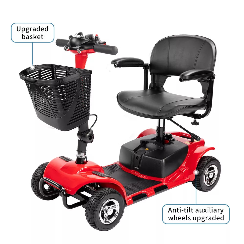 4 Wheels Mobility Scooter 200W Power Electric Wheelchairs Heavy Duty Seniors New