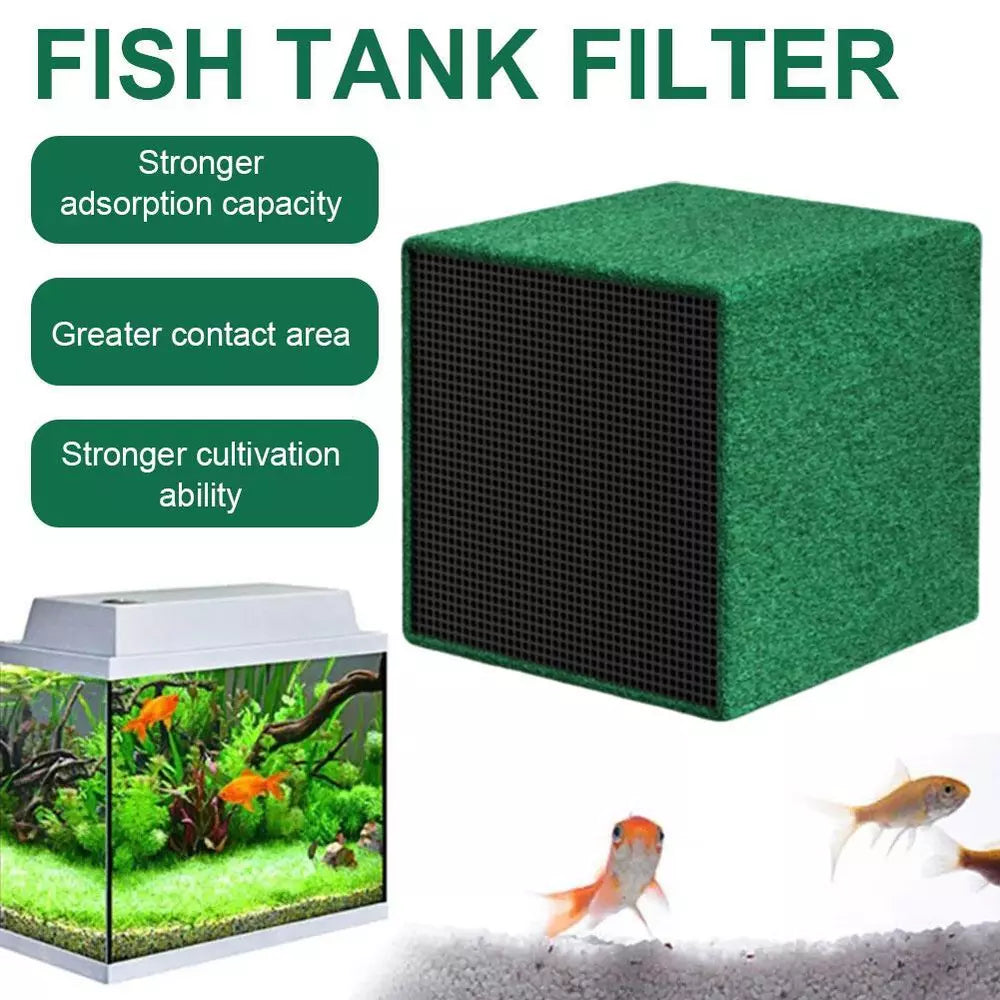 Fish Tank Filter Activated Carbon Aquarium for Ponds Fish Tank Stock Tank Z9 !;