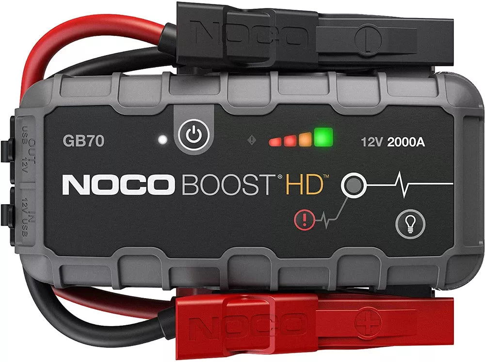 NOCO GB70 Boost HD Jump Starter - 12V UltraSafe Lithium Portable Power Pack