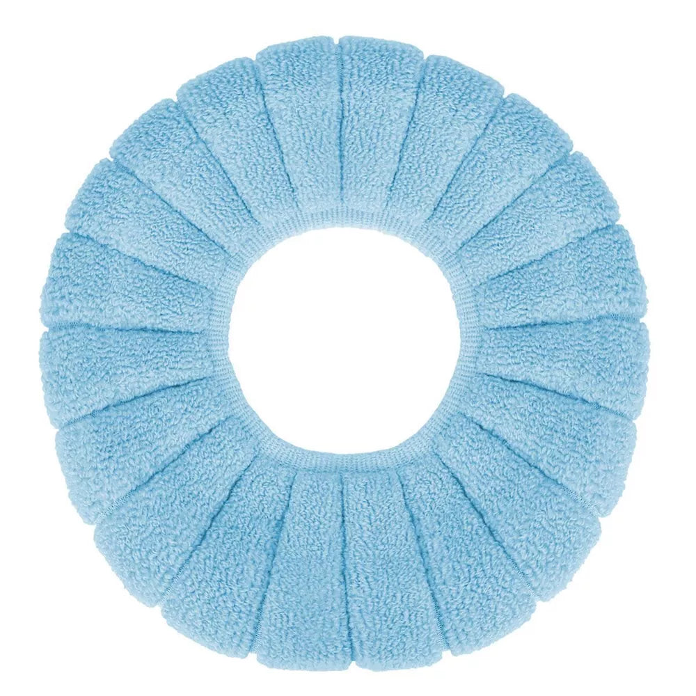 Soft Bathroom Toilet Seat Cover Pad Cushion Closestool Warmer Cover Mat Washable