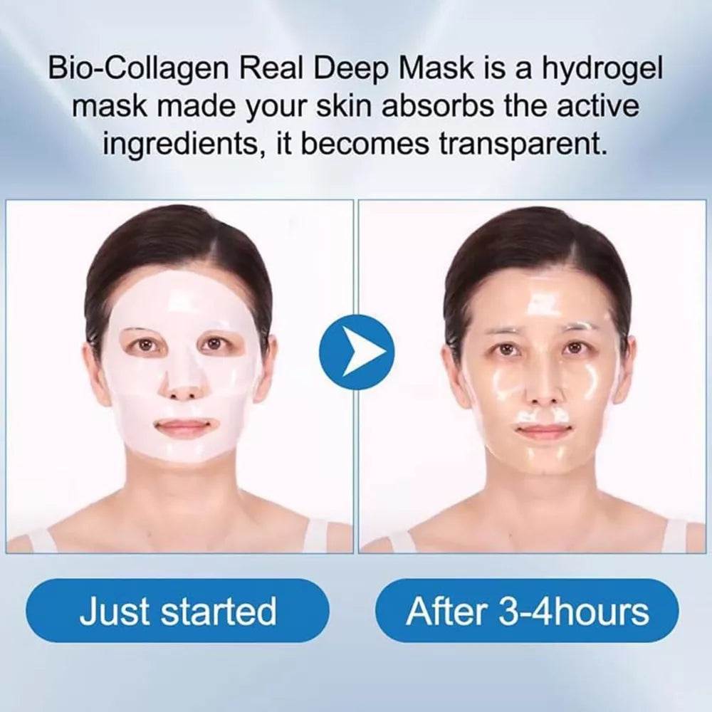 4Box Bio-Collagen Real Deep Mask By BIODANCE | Hydrating Overnight Mask 4pcs/box