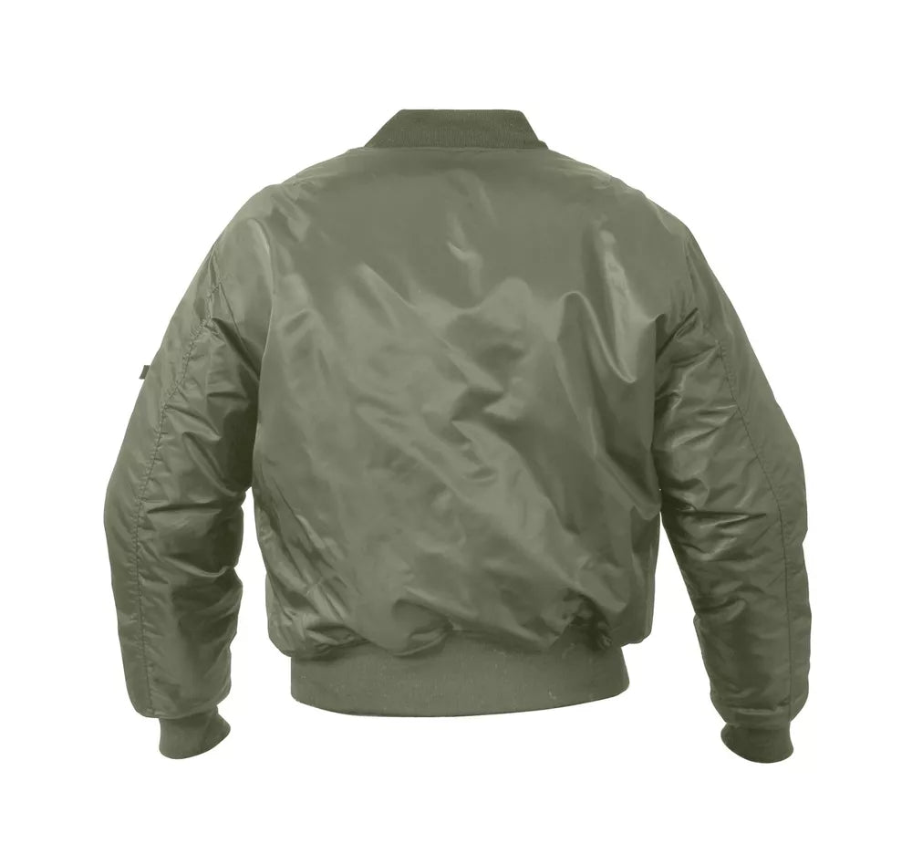 Rothco Men's Concealed Carry MA-1 Sage Green Flight Jacket