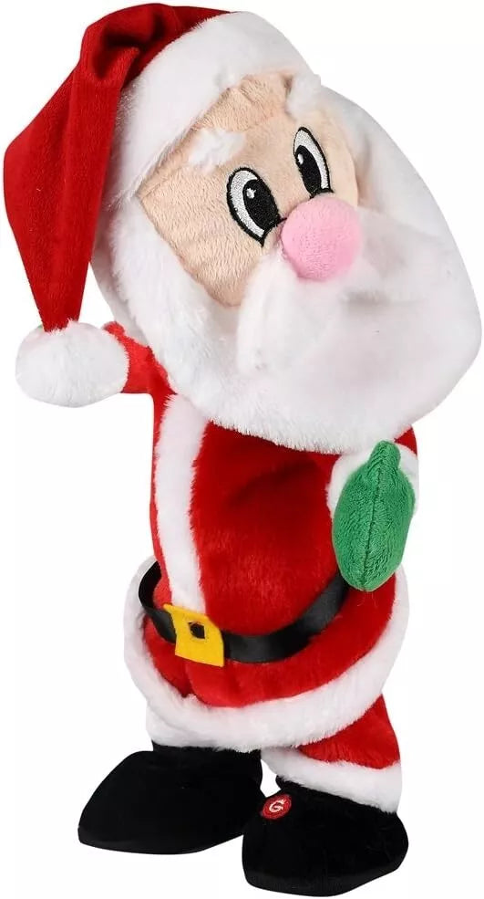 Gemmy Twerking Dancing Santa Bluetooth Plush – Compatible with Alexa