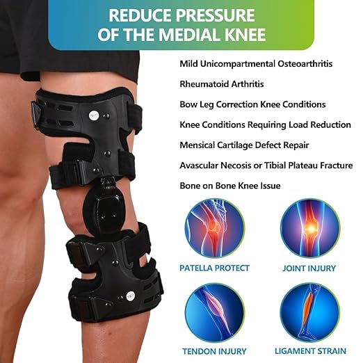 OA Unloader Knee Brace- Arthritis Pain Relief,Bone Knee Joint Pain(RIGHT)