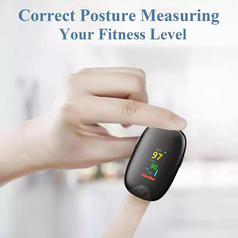 Finger Tip Pulse Oximeter Blood Oxygen meter SpO2 Heart Rate Monitor Saturation