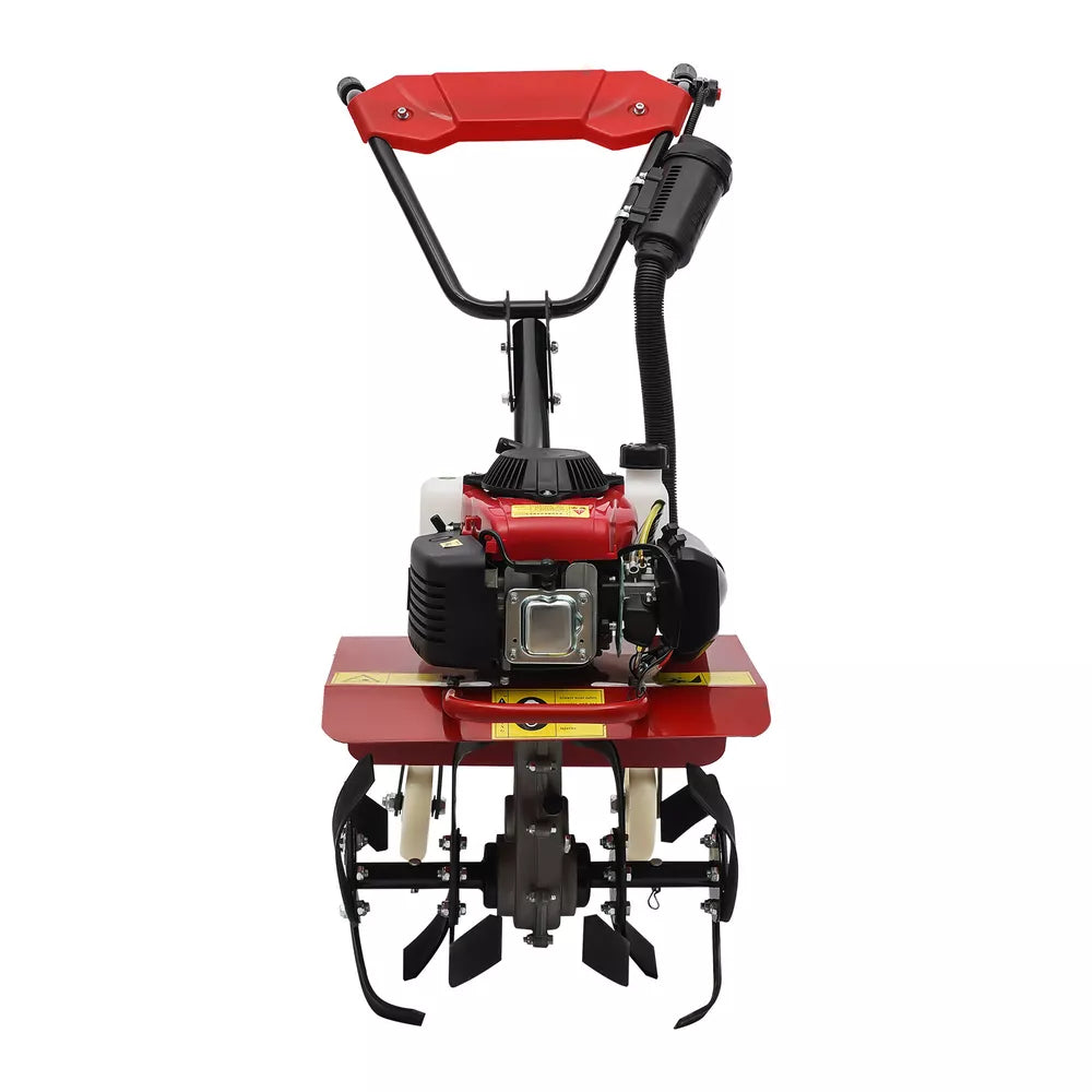 63cc 4-Stroke Gas Power Mini Tiller Cultivator Clearance