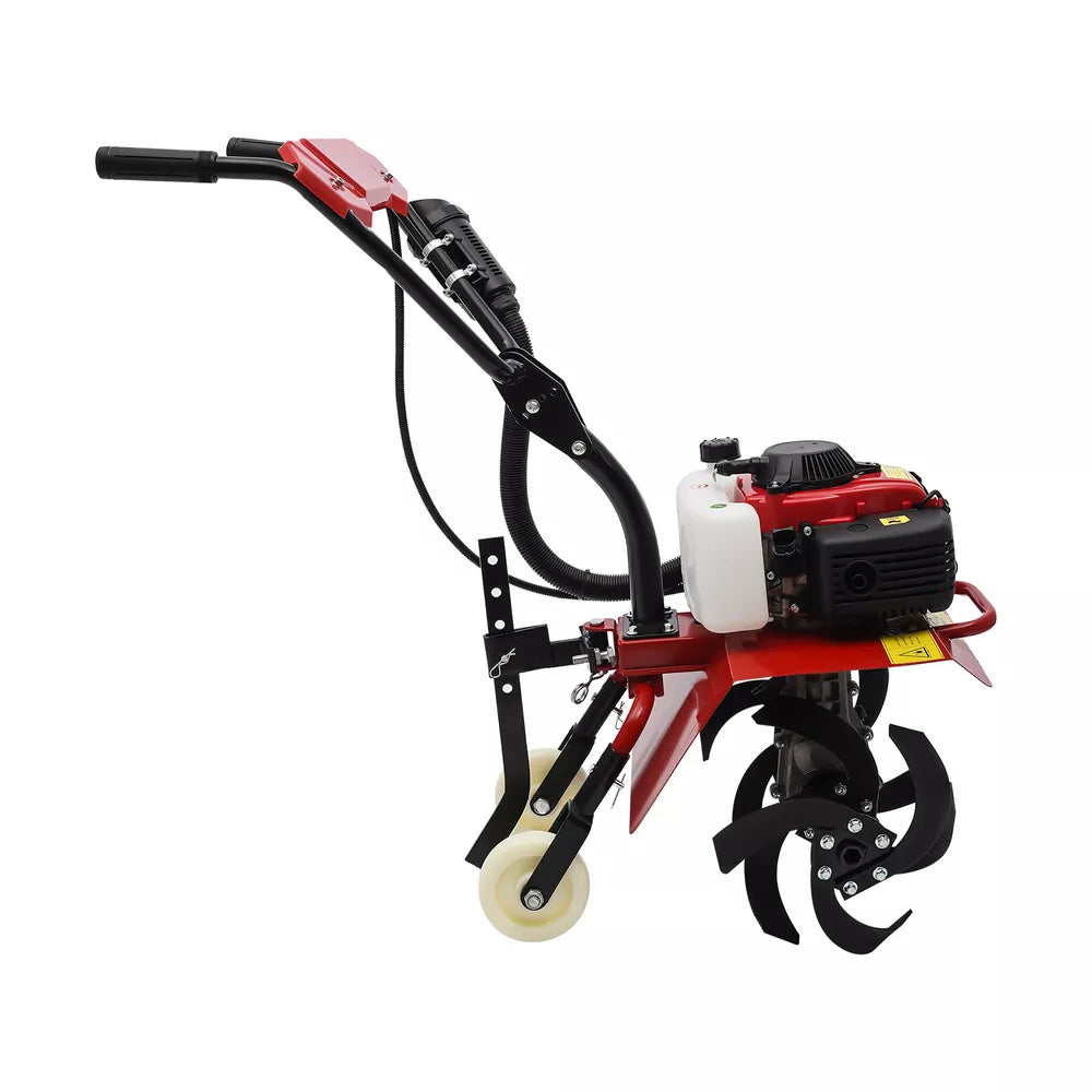 63cc 4-Stroke Gas Power Mini Tiller Cultivator Clearance