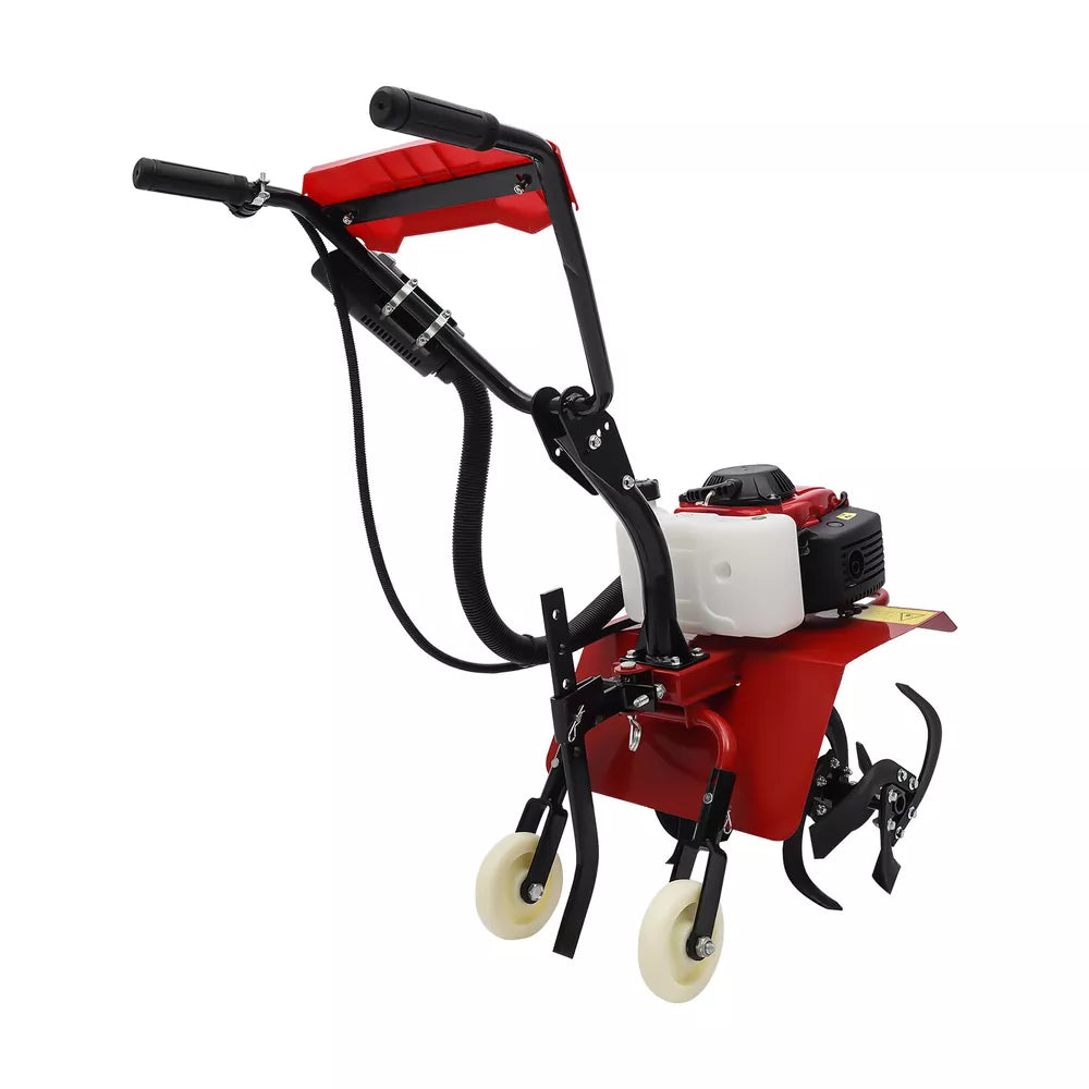 63cc 4-Stroke Gas Power Mini Tiller Cultivator Clearance