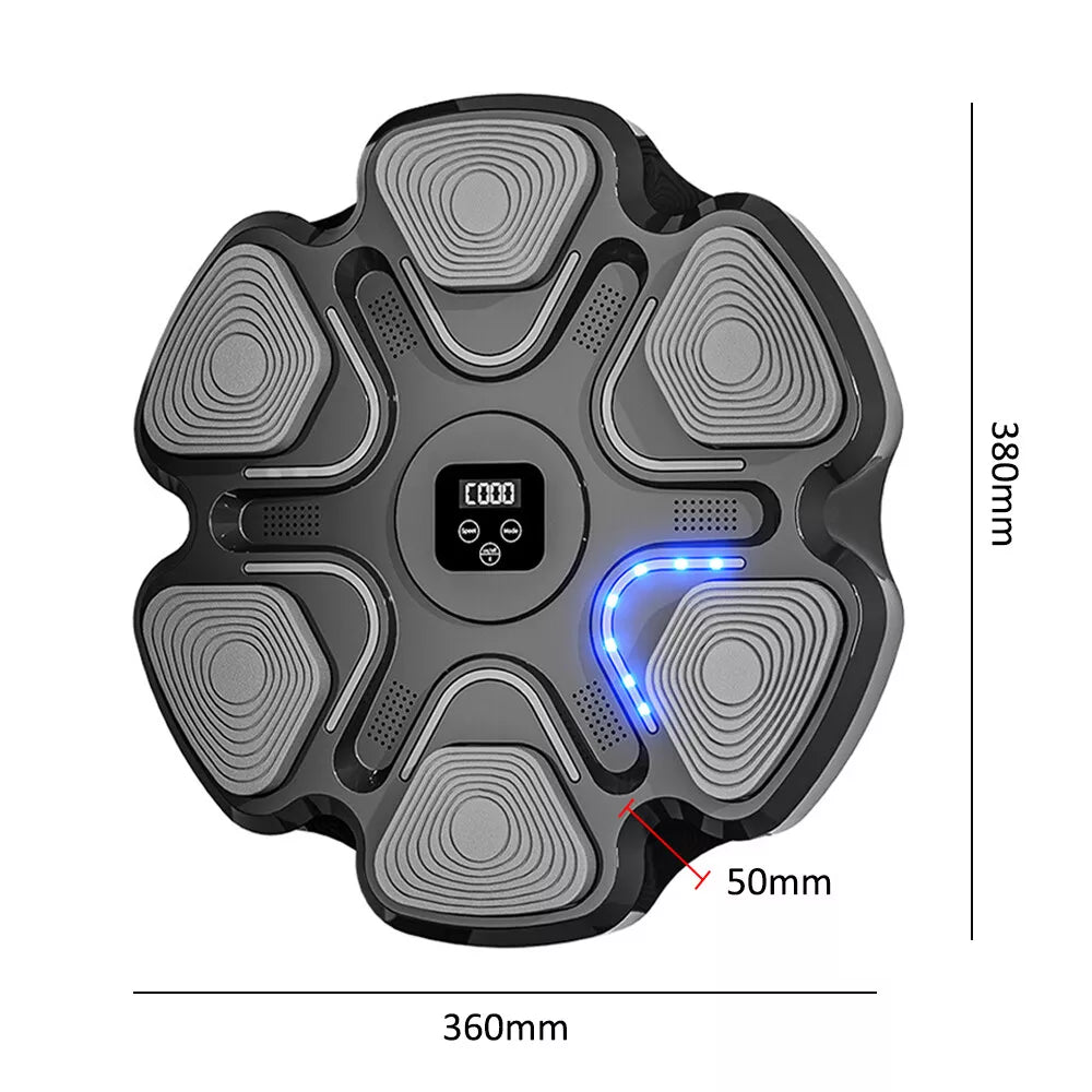 Music Boxing Machine With Gloves Bluetooth Musical Punching Target Trainer G3F0