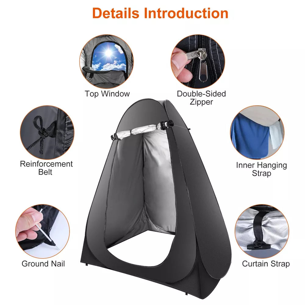 Portable Outdoor Pop Up Privacy Tent Camping Shower Toilet Changing Room Hiking