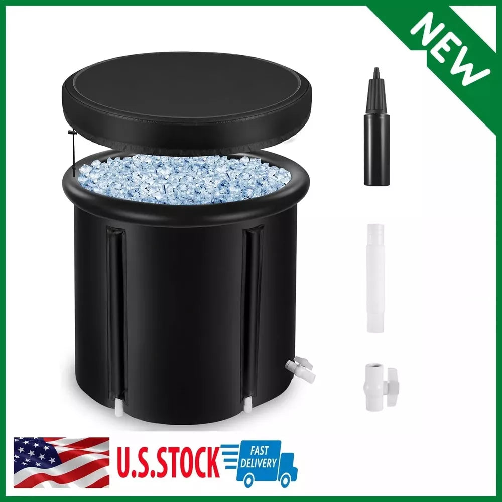 105 Gal Cold Plunge Tub Portable Ice Bath Tub for Athletes and Plunge Tub