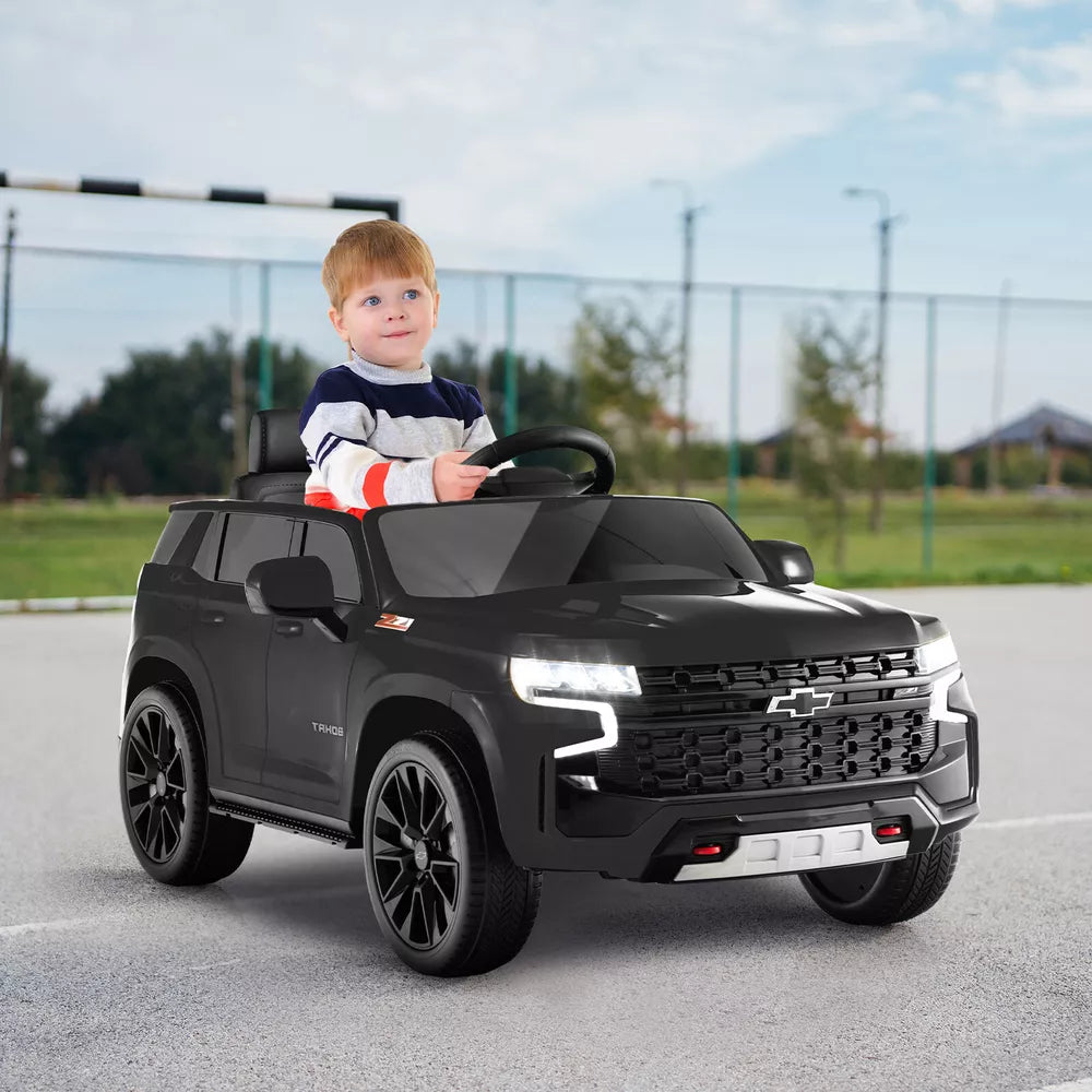 Kids 12V Ride On Car Chevrolet Tahoe Electric Truck SUV Remote w/ Light & Music