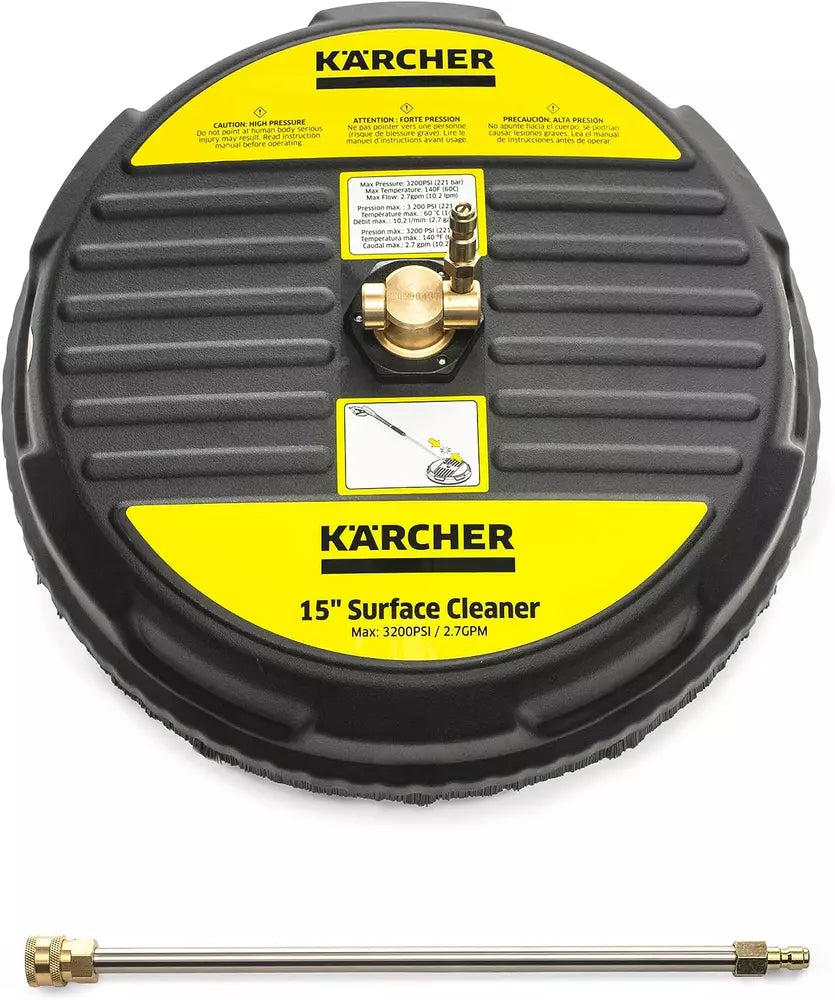 Kärcher - 3200 PSI Universal Surface Cleaner Attachment for Pressure Washers - 1