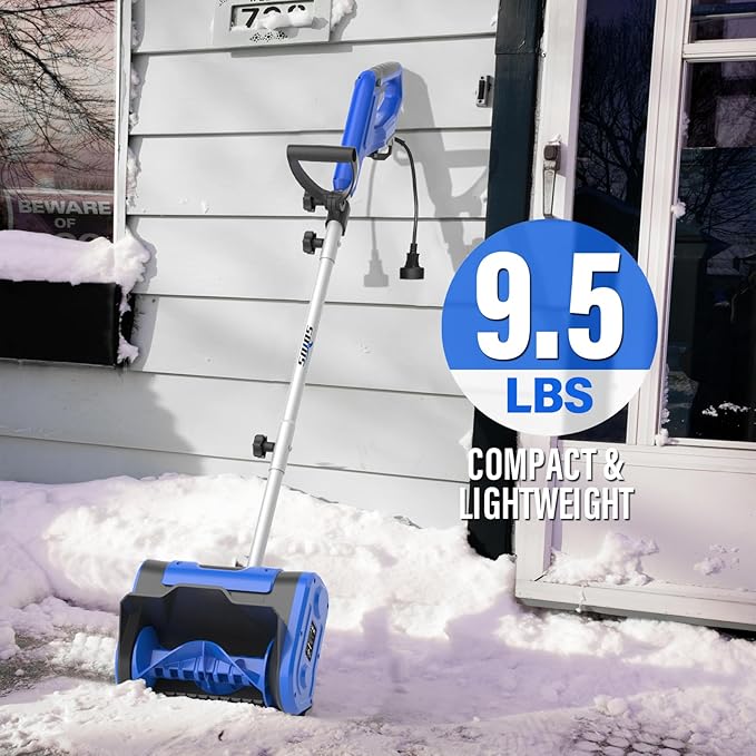 Snow Joe 323E 13 inch 10 Amp, Electric Snow Shovel, Blue NEW IN ORIG. BOX