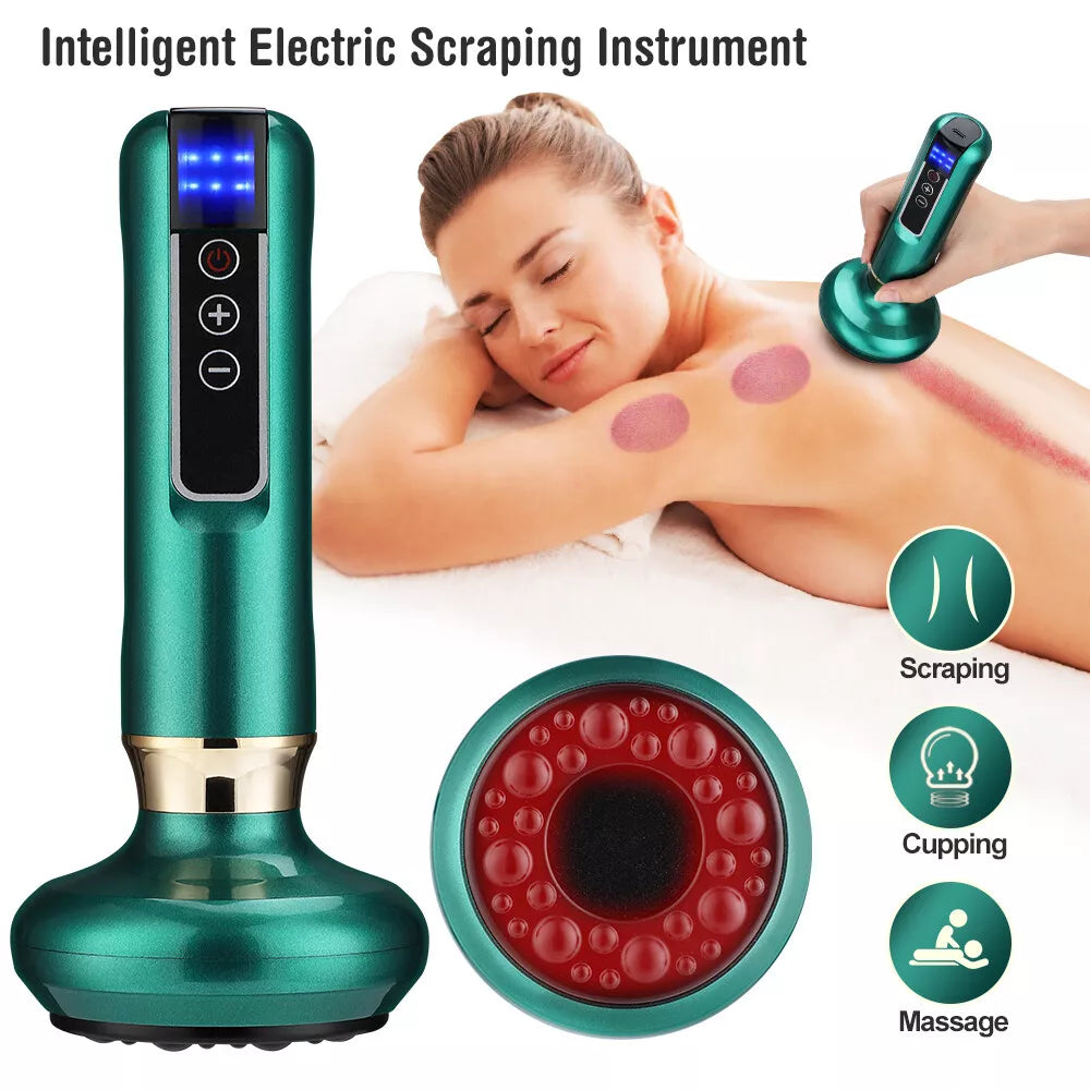 Electric Cupping Massager Vacuum Suction Cup Guasha anti Cellulite Beauty Health