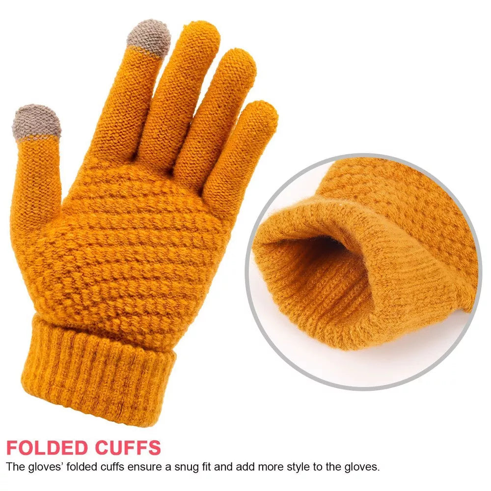 USB Electric Rechargeable Heated Gloves Full Finger Warmer Winter Mitten