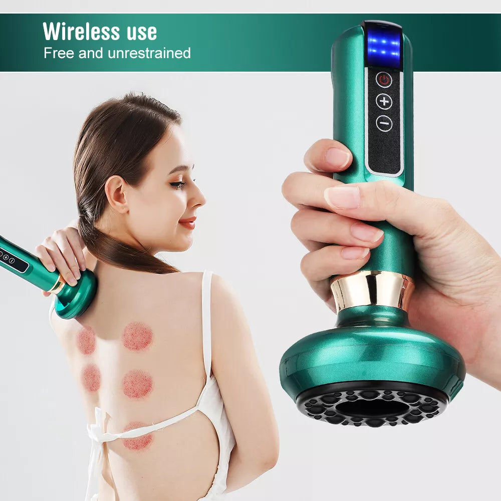 Electric Cupping Massager Vacuum Suction Cup Guasha anti Cellulite Beauty Health