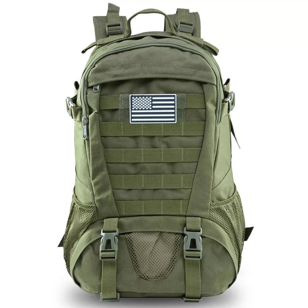 Tactical Backpack for Men Hiking Day Pack Molle Military Rucksack Waterproof ...