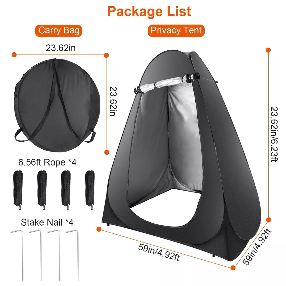 Portable Outdoor Pop Up Privacy Tent Camping Shower Toilet Changing Room Hiking