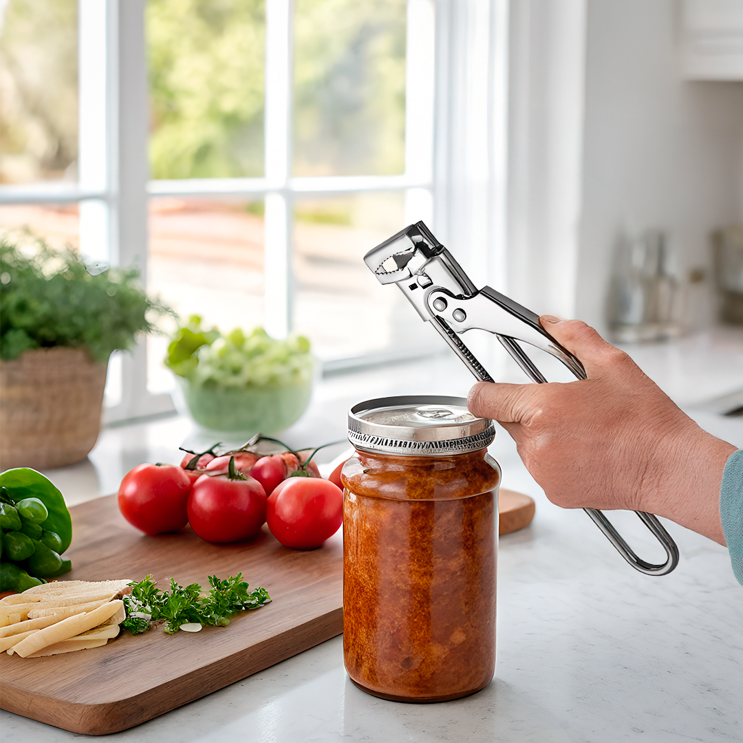 Adjustable Jar & Bottle Opener – Effortless Opening for Any Lid