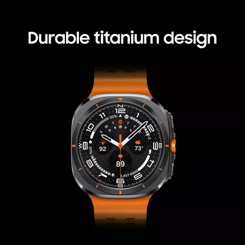 Samsung Galaxy Watch Ultra 47MM LTE Titanium Gray with Marine Orange Band