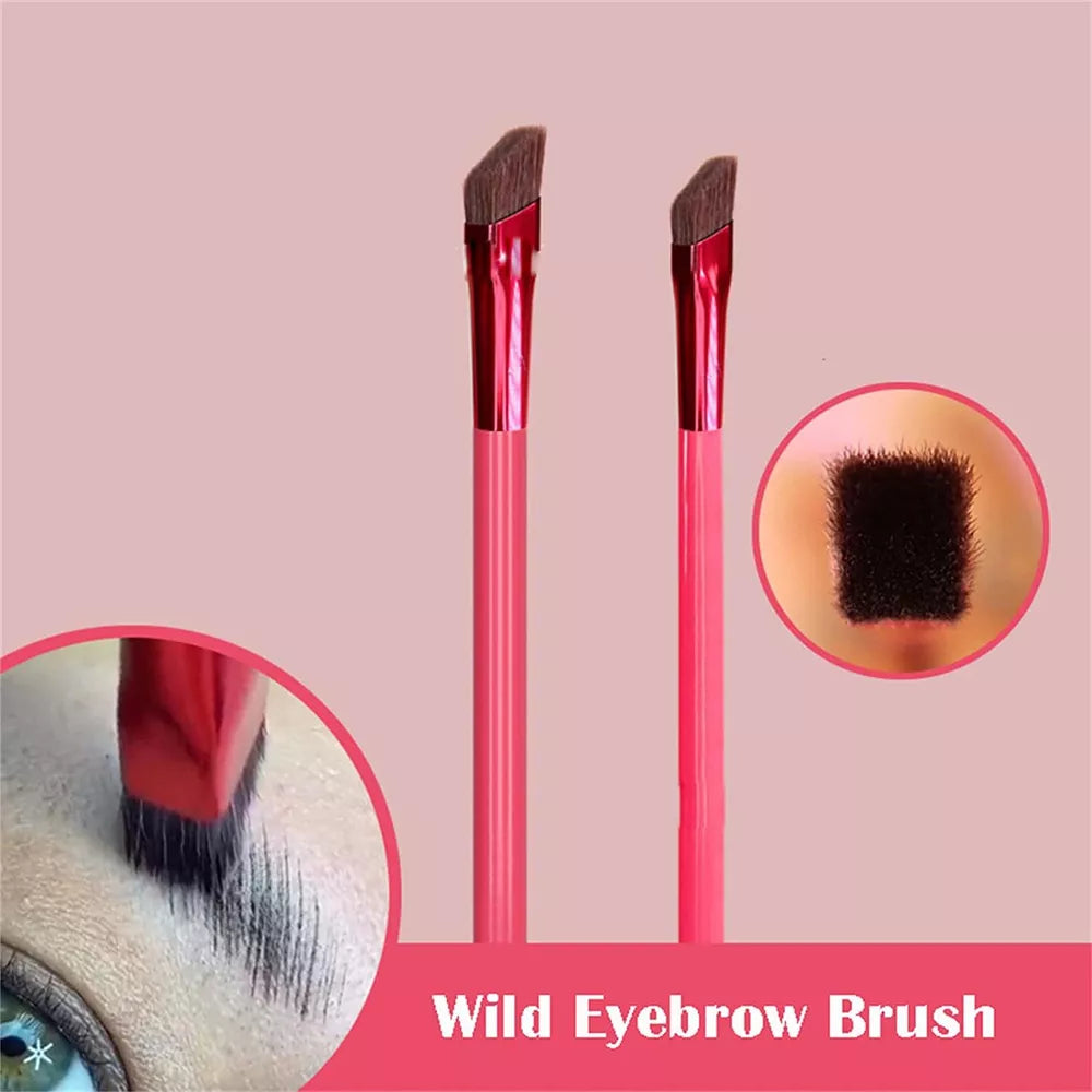 1-5PCS Multi Function Square Angled Eyebrow Brush Wild Makeup Eyebrow Brush USA