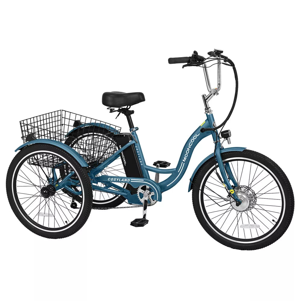 Electric Tricycle Adult Electric Bicycles, 350W 36V Trike 24/26 inch 7 Speeds