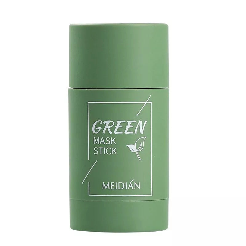 Green Tea Clay Mask Stick Purifying Facial Deep Cleansing Blackhead Acne Remover