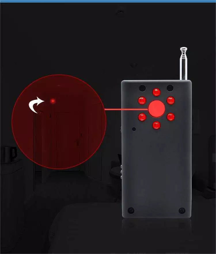 Anti Spy RF Detector Hidden Camera Finder Bug GPS Wireless Signal Alarm Scanner