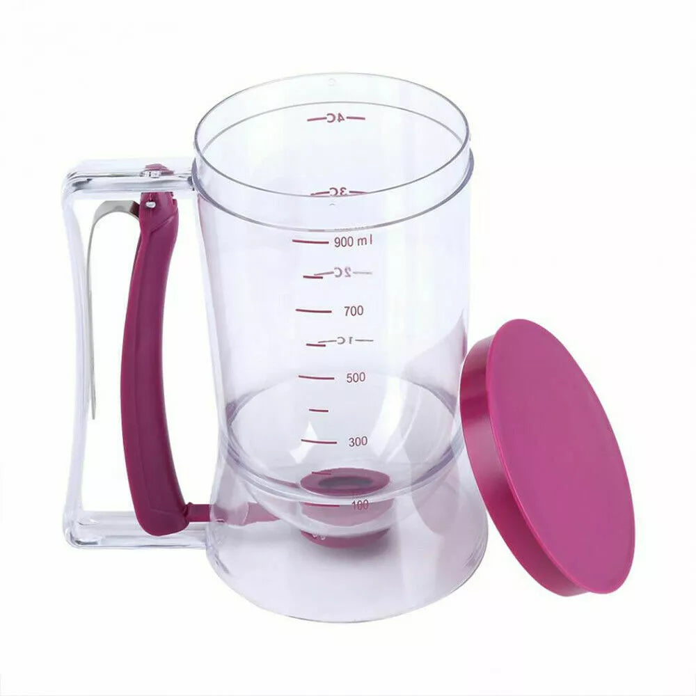 900ml Batter Dispenser DIY Muffin Cupcake Pancake Kitchen Measuring Baking Tools