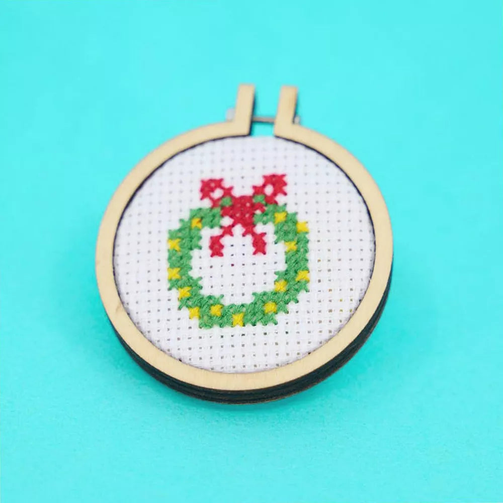 Christmas Cross Stitch Advent Calendar Countdown Advent Calendar Embroidery Kit~