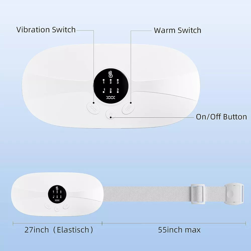 💥NIB Rechargeable Pain Relief Pad- 3 Levels Vibration/Heat For Period Cramps💥