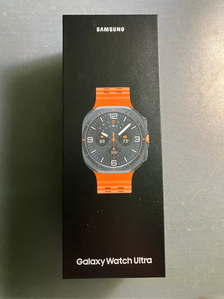 Samsung Galaxy Watch Ultra 47MM LTE Titanium Gray with Marine Orange Band