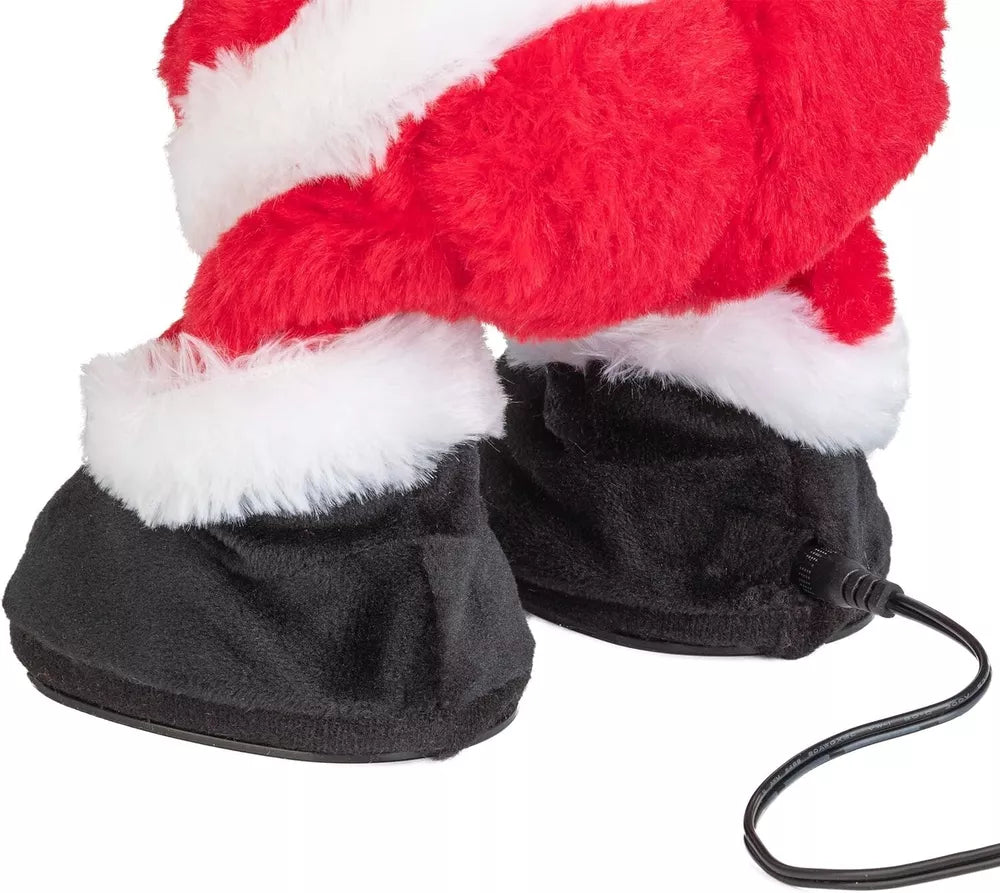 Gemmy Twerking Dancing Santa Bluetooth Plush – Compatible with Alexa