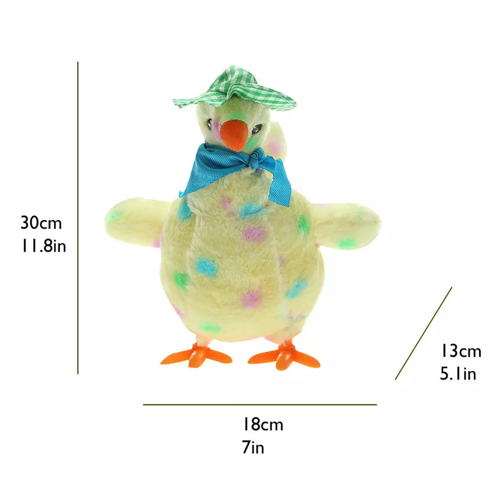 Chicken Animal Toy Doll Laying Egg Electric Crazy Plush Chicken with Sound Music