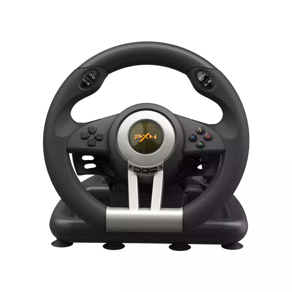 PXN V3 Pro Sim Steering Wheel Gaming Pedals For Xbox PC PS3 PS4 Switch Black New