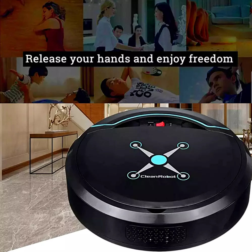 Aspiradora Robot Robotica Barredora Piso Inteligente Recargable Automatica Hogar