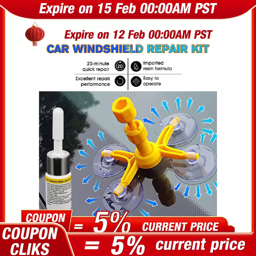 Auto Glass Nano Repair Fluid Car Windshield Resin Scratch Crack Fix Tool