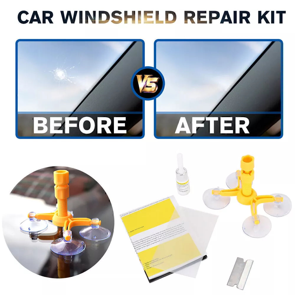 Auto Glass Nano Repair Fluid Car Windshield Resin Scratch Crack Fix Tool