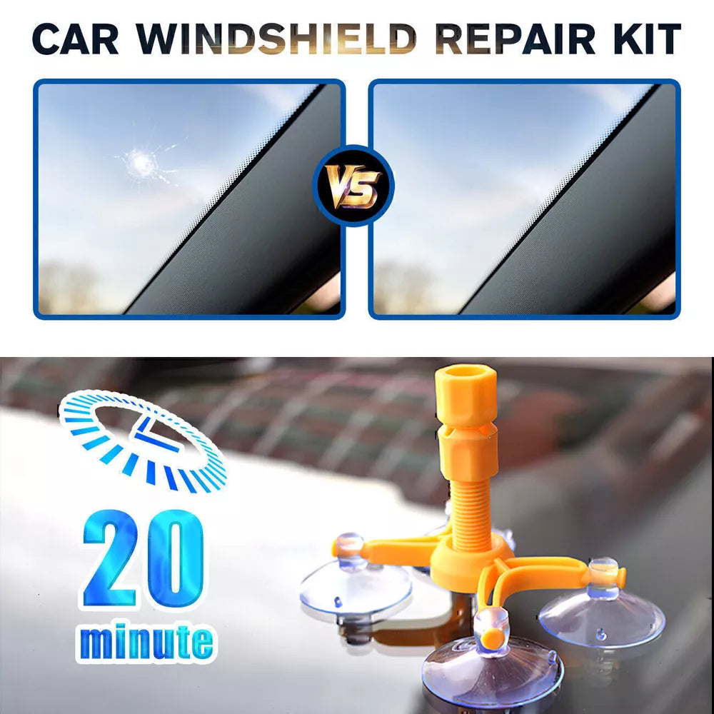 Auto Glass Nano Repair Fluid Car Windshield Resin Scratch Crack Fix Tool