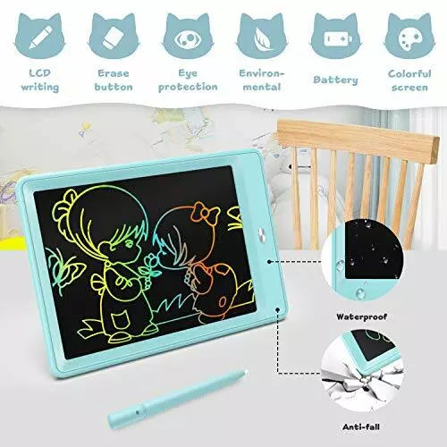 Bravokids Toys for 3-6 Years Old Girls Boys, LCD Writing Tablet 10 Inch