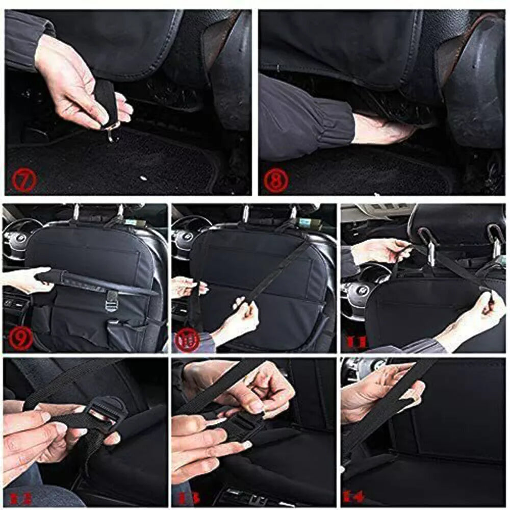 Car Cargo PU Leather Storage Bag Back seat Storage Organizer Bag for SUV Truck